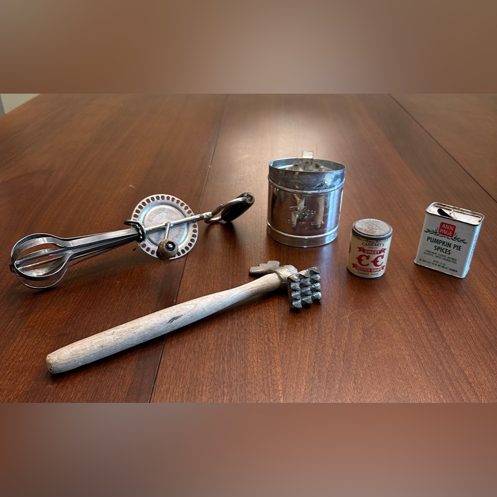 Vintage Kitchen Tools $10/per item.
